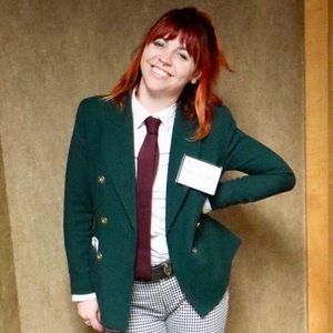 Kasper Fitted Gold Front Button Petite Blazer